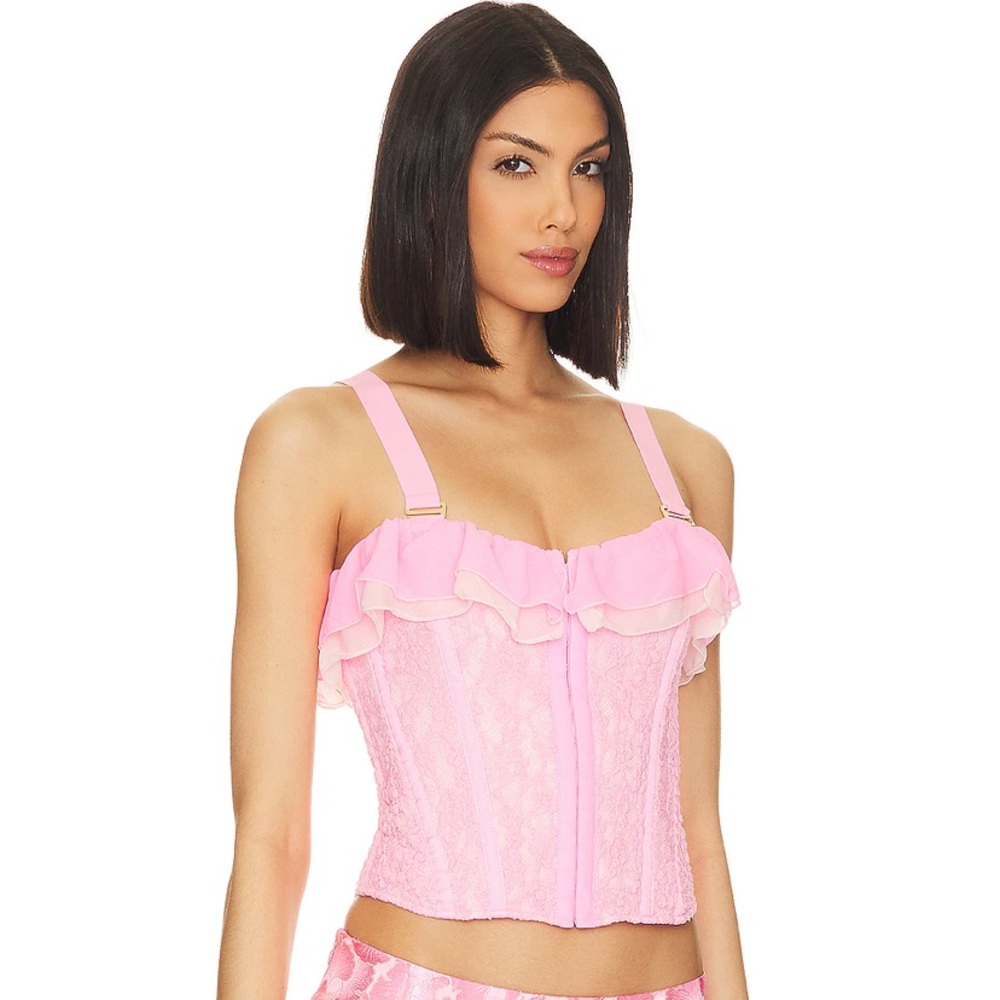 We are HAH Lace Corset Top